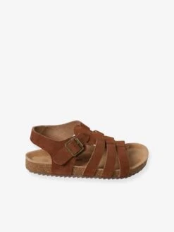 Sandales Multi-brides Cuir Garçon Marron - Vertbaudet -Pampero Boutique sandales multi brides cuir garcon 3