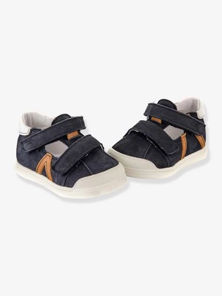Sandales Salomés Cuir Bébé Garçon Poto Babybotte® Marine - Babybotte 3 Sandales Salomés Cuir Bébé Garçon Poto Babybotte® Marine - Babybotte