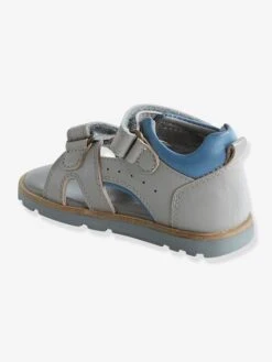 Sandales Scratchées Bébé Garçon En Cuir Gris - Vertbaudet -Pampero Boutique sandales scratchees bebe garcon en cuir 2
