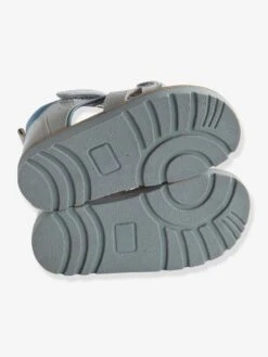 Sandales Scratchées Bébé Garçon En Cuir Gris - Vertbaudet -Pampero Boutique sandales scratchees bebe garcon en cuir 4