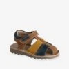 Sandales Scratchées Cuir Enfant Collection Maternelle Marine - Vertbaudet 2 Sandales Scratchées Cuir Enfant Collection Maternelle Marine - Vertbaudet -Pampero Boutique sandales scratchees cuir enfant collection maternelle