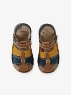 Sandales Scratchées Cuir Enfant Collection Maternelle Marine - Vertbaudet -Pampero Boutique sandales scratchees cuir enfant collection maternelle 3