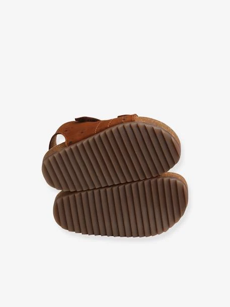 Sandales Scratchées En Cuir Bébé Garçon Marron - Vertbaudet 7 Sandales Scratchées En Cuir Bébé Garçon Marron - Vertbaudet – Image 5