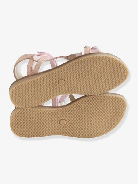 Sandales Scratchées En Cuir Fille Collection Maternelle Rose Métallisé - Vertbaudet 8 Sandales Scratchées En Cuir Fille Collection Maternelle Rose Métallisé - Vertbaudet – Image 6