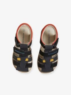 Sandales Scratchées Garçon En Cuir Noir - Vertbaudet -Pampero Boutique sandales scratchees garcon en cuir 3