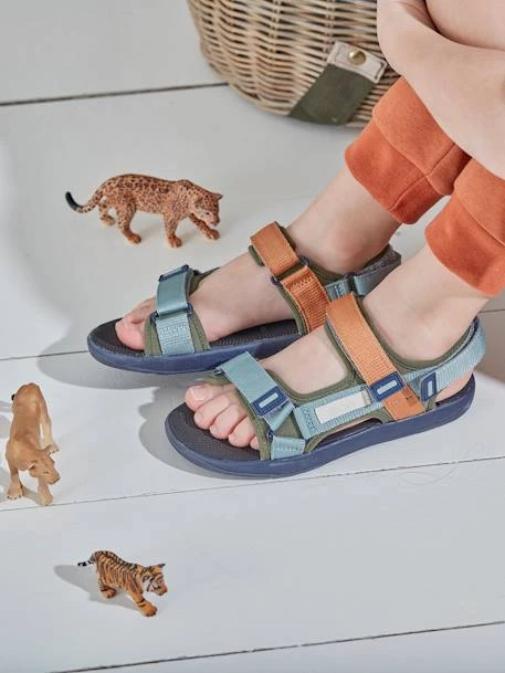 Sandales Tout Terrain Garçon Kaki - Vertbaudet 8 Sandales Tout Terrain Garçon Kaki - Vertbaudet – Image 6