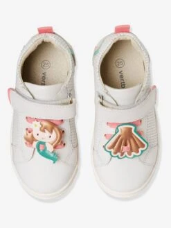 Tennis En Cuir Fille Collection Maternelle Blanc - Vertbaudet -Pampero Boutique tennis en cuir fille collection maternelle 5