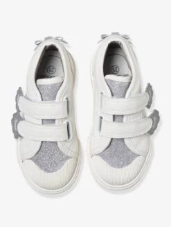 Tennis Scratchées Fille Collection Maternelle Blanc - Vertbaudet -Pampero Boutique tennis scratchees fille collection maternelle 4