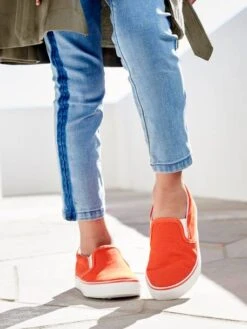 Tennis Slip-on Fille Grenadine - Vertbaudet